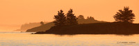 Sunrise Silhouette I: Hog, Downfall, and Outer Porcupine Islands
